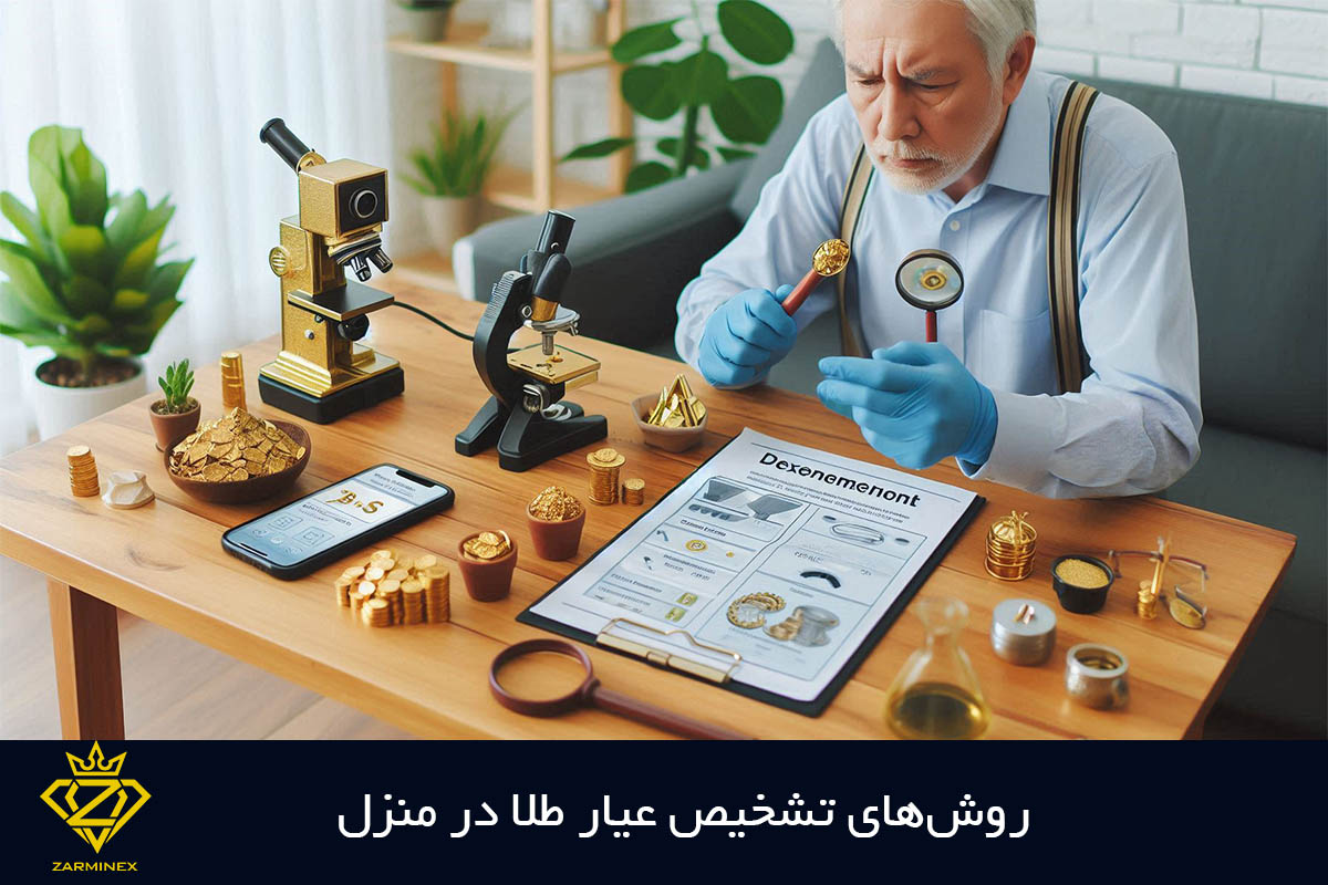 روش های تشخیص عیار طلا در خانه