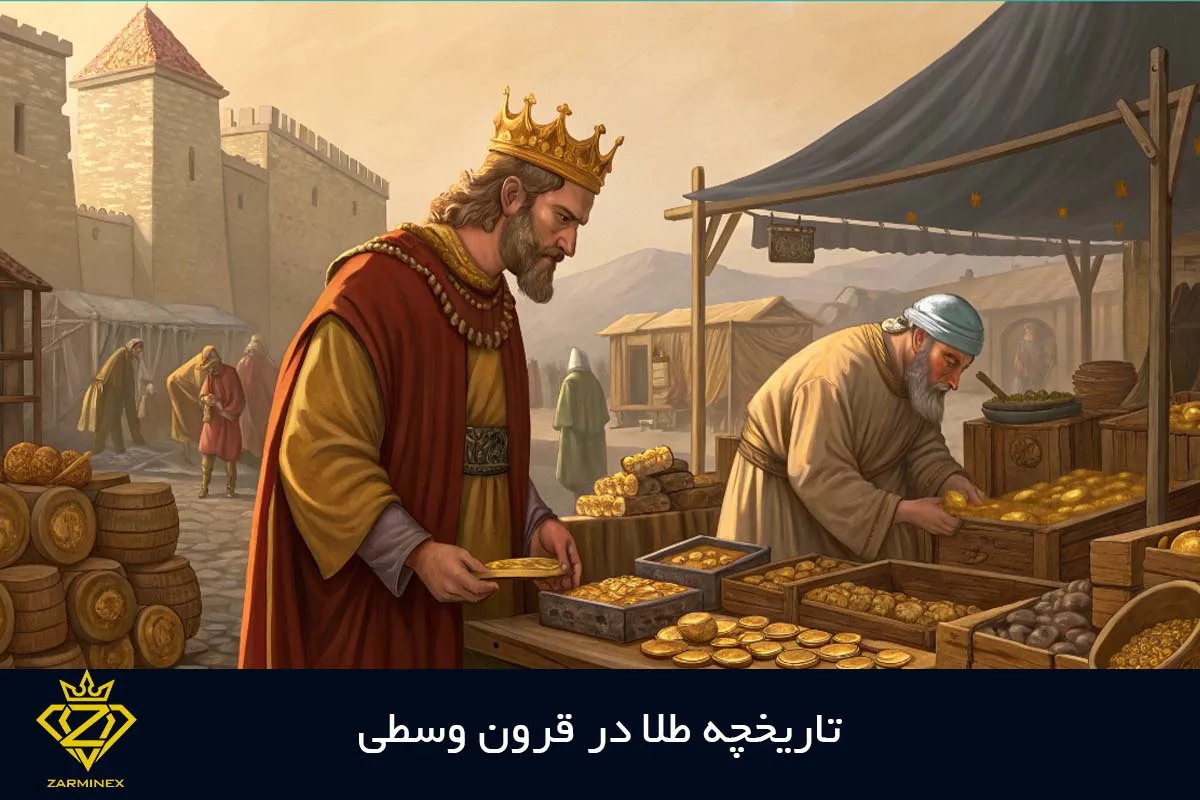 تاریخچه طلا در قرون وسطی