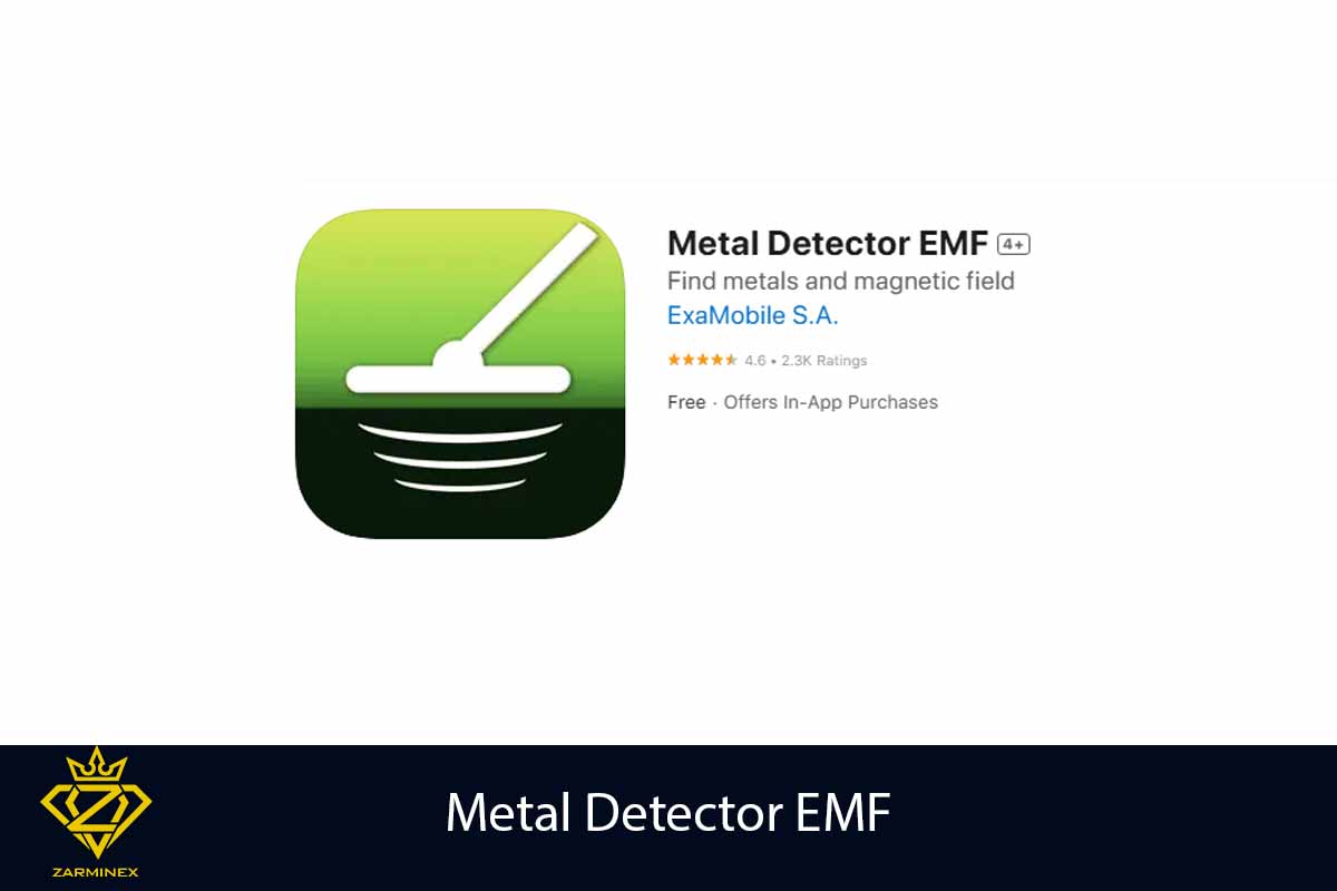 اپلیکیشن طلایاب ios 
Metal Detector EMF