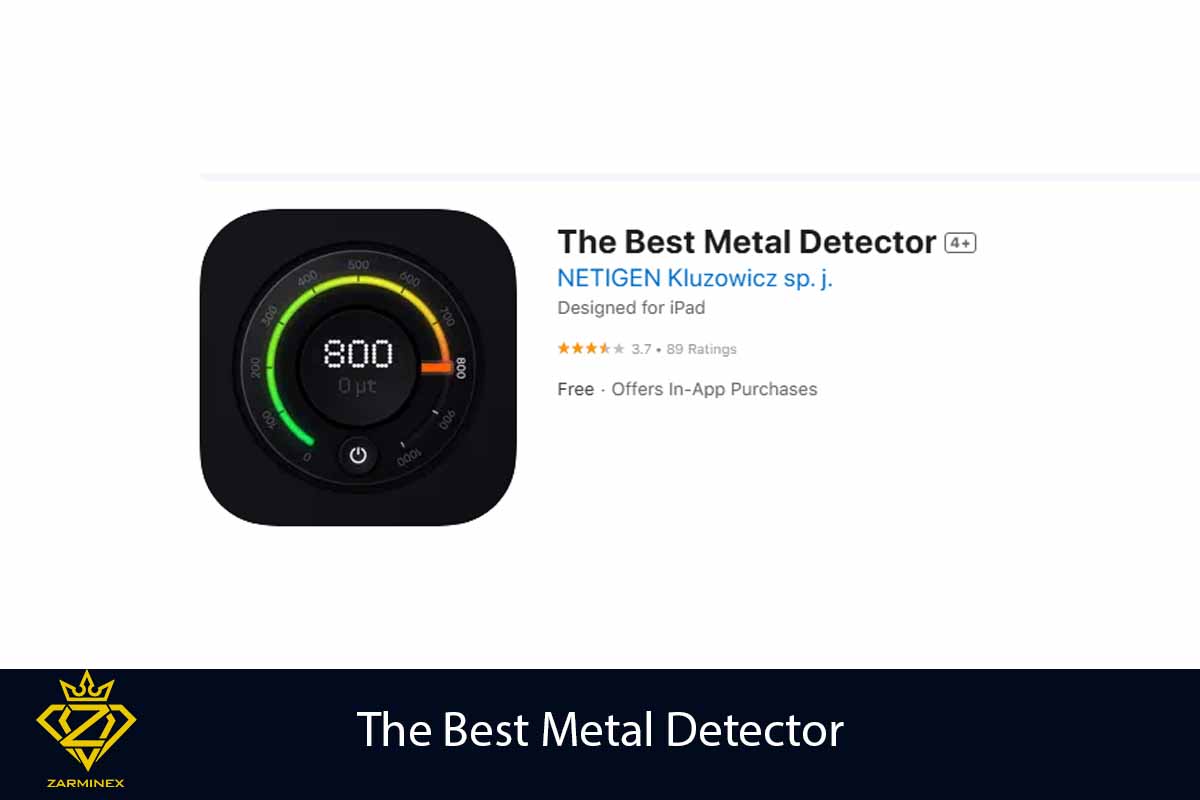 اپلیکیشن طلا یاب ios 
The-Best-Metal-Detector